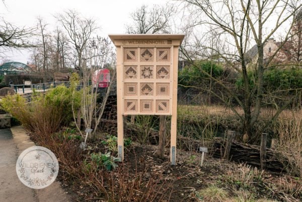 Wildbienenhotel im Zoo Leipzig