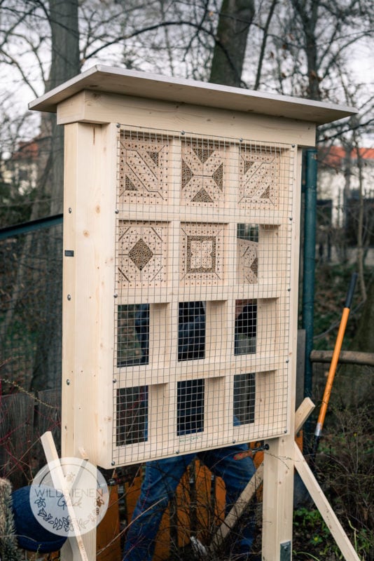 Wildbienenhotel im Zoo Leipzig