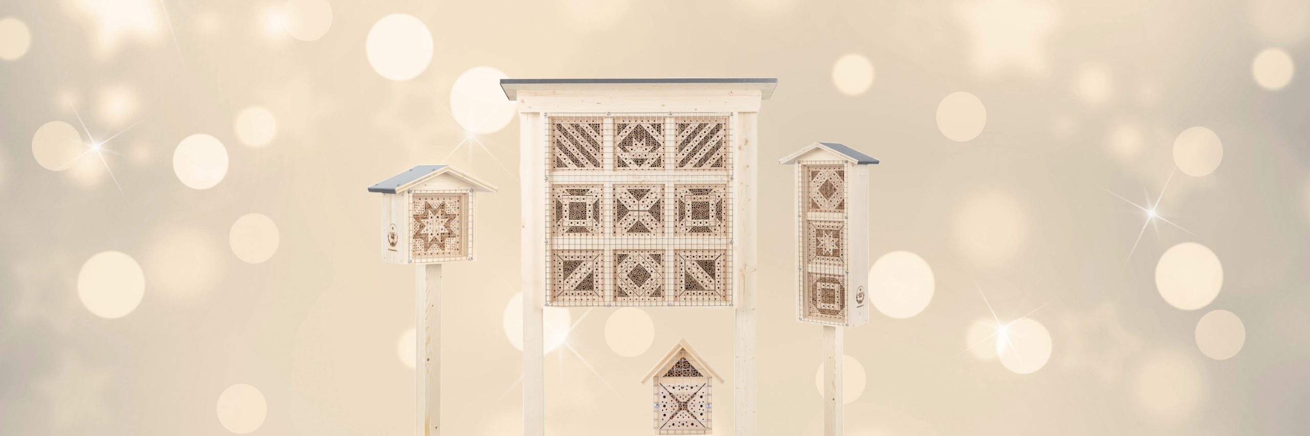 Wildbienenglück Insektenhotels